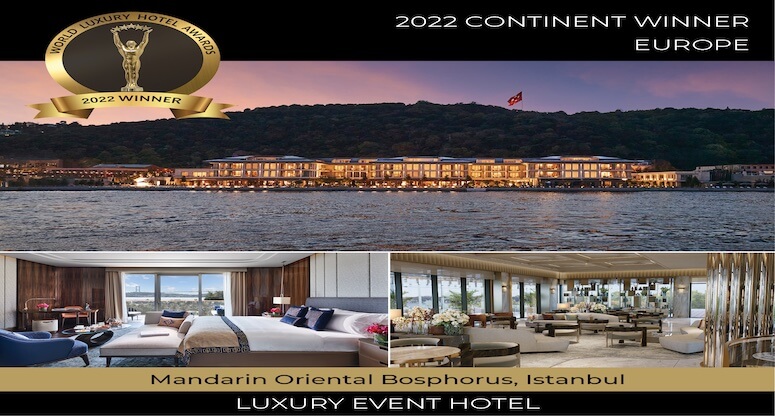 Mandarin Oriental Bosphorus'a 5 Ödül Birden