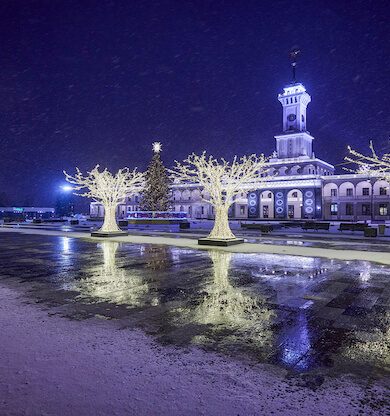 Moskova Noel Şehrine Dönüştü