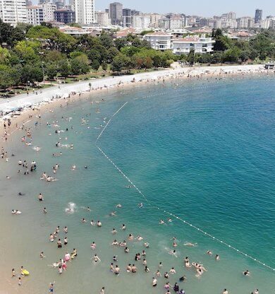 Plajlar Yaza, İstanbullular Serinlemeye Hazır