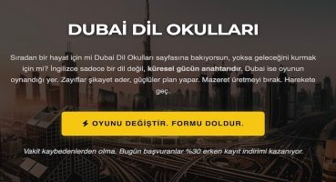Hayallerini Erteleme: Hem Çalışıp Hem İngilizce Öğrenebileceğin O Rüya Şehir Dubai! 🇦🇪✨