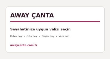 Seyahate Hazırlanırken Doğru Valiz Nasıl Seçilir?