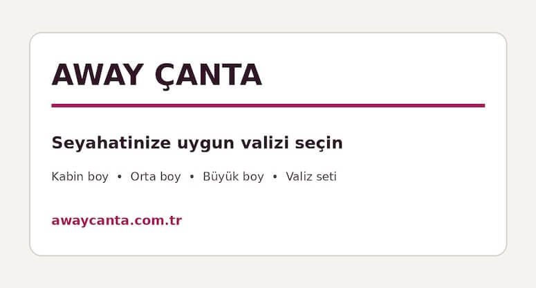 Seyahate Hazırlanırken Doğru Valiz Nasıl Seçilir?